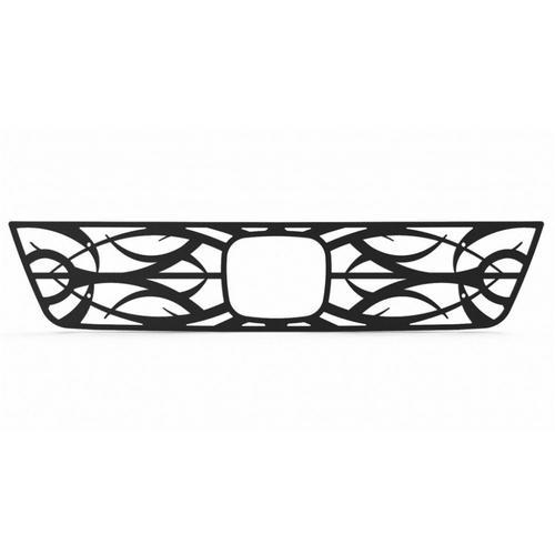 Honda element 03-06 black powdercoat tribal front metal grille trim cover insert