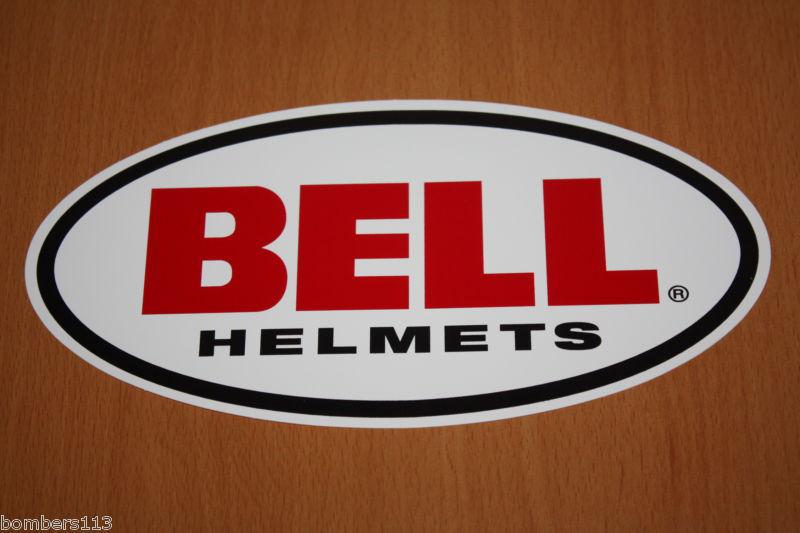 Bell helmets - racing / sticker / decal - 8.00" x 4.00"