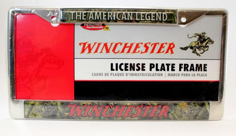 Official winchester "american legend"  license plate frame wlf2202