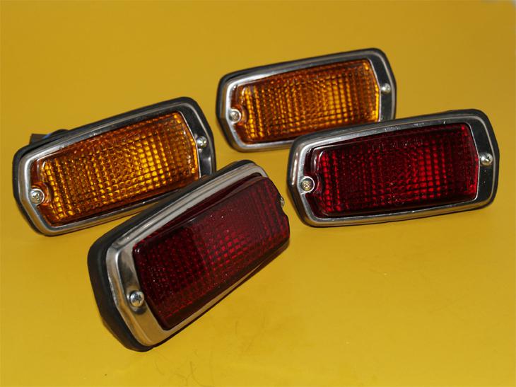 Datsun 510 120y b210 240z side marker lamp red amber