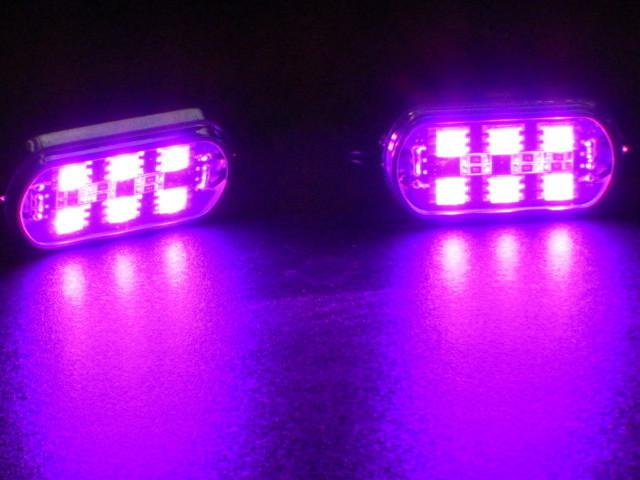 Mazda pink 5050 smd led pods one pair 6 leds on each pod fits cars trucks suvs