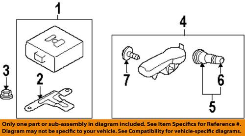 Subaru oem 88035aj02a tire pressure monitor-module