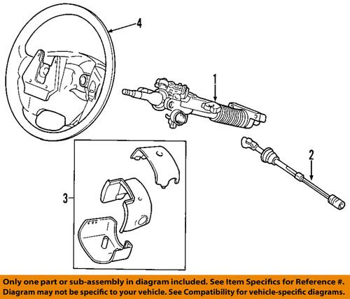 Jeep oem 5ge40xdvab steering column-shroud