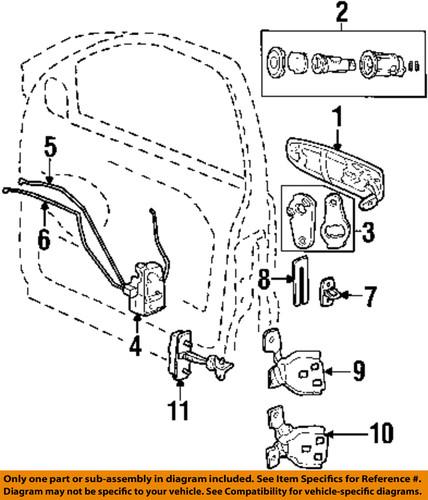 Jeep oem 55363472af door lock actuator motor/door lock motor