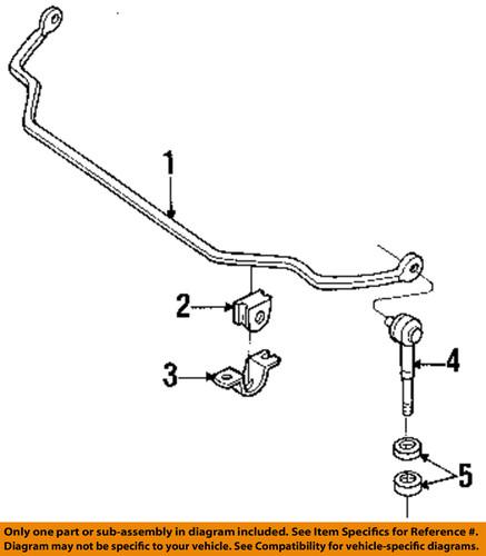 Nissan oem 5461435f15 stabilizer bar-stabilizer bar clamp