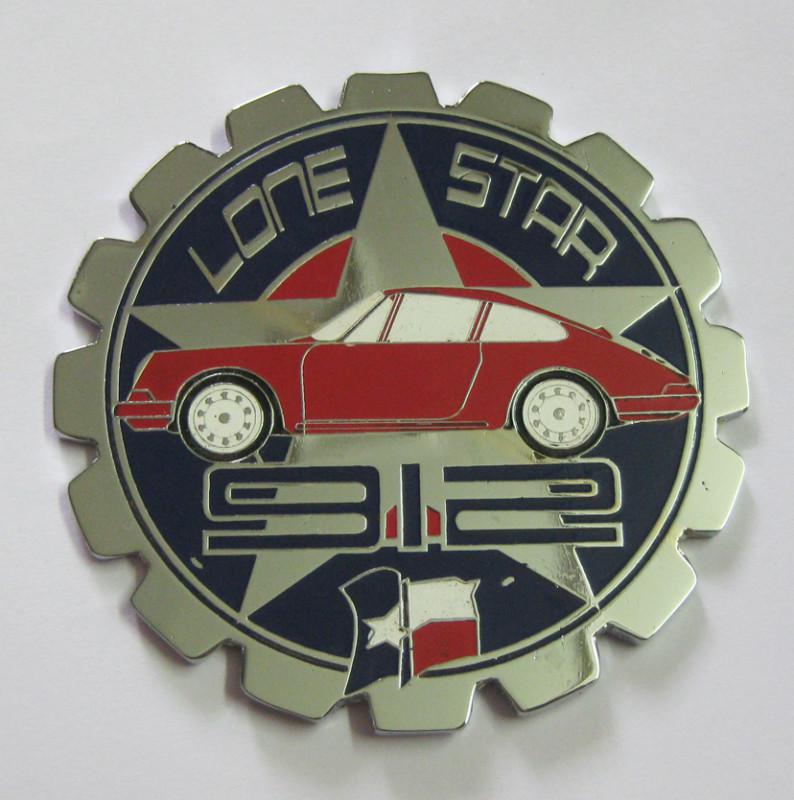 Car badge - lone star 912 car grill badge emblem logos metal car grill badge