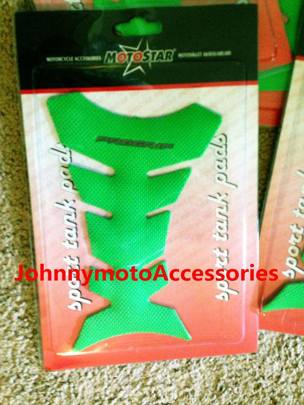 ☆☆[free shipping]! motorcycle gas tank pad protector sticker,green! match ninja 