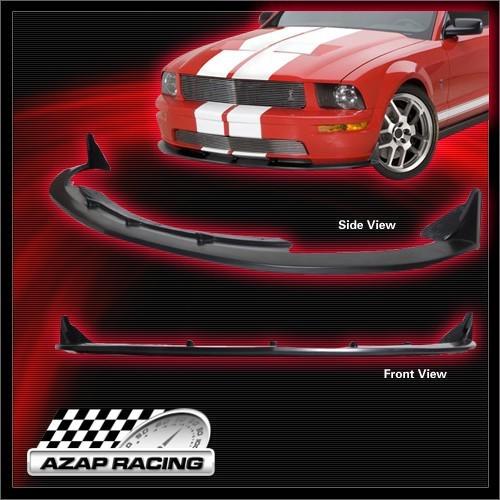 2005 06 07 08 09 front bumper lip spoiler under for ford mustang v8 type cv3