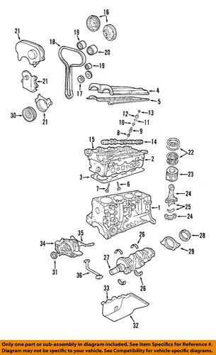 Ford oem xs4z-6m250-ba timing idler/engine timing idler