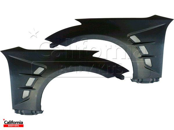 Cbk frp wal fenders (front) nissan 350z z33 03-08 usa seller