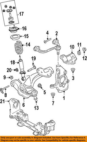 Ford oem 6w1z3c177aa front suspension-strut lower bolt