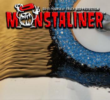 Monstaliner™ d.i.y. roll on bed liner 1 gal kit (black)