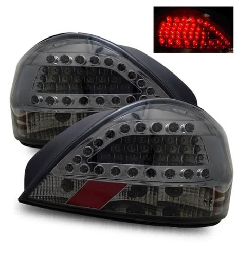 99-05 pontiac grand am smoked tinted led aftermarket tail lights rear brake lamp