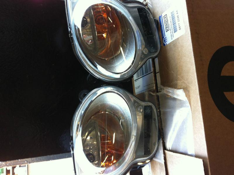 Factory fiat front running lights 