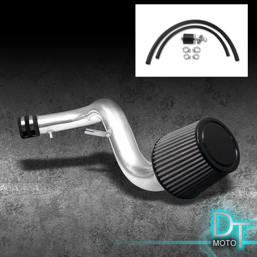 Stainless washable filter + cold air intake 01-03 acura tl cl type-s v6 polish