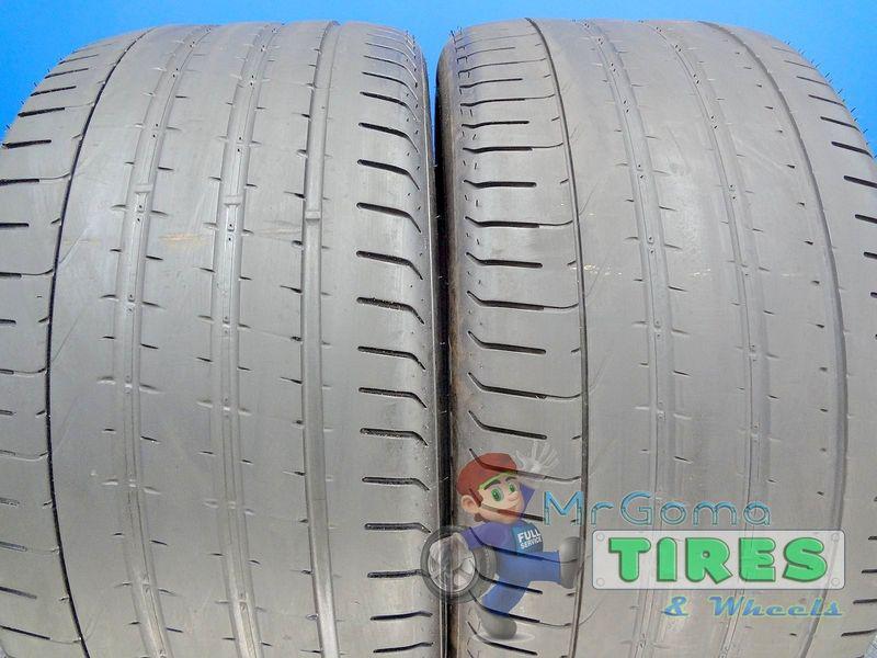 2 pirelli pzero n1 295/35/21 used tires free m&b porsche 29535r21 2953521 miami