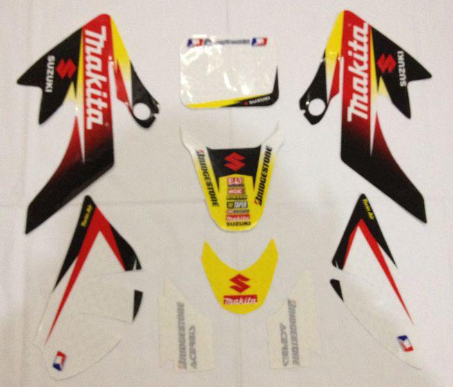 New dirt bike 3m graphics honda crf50 decal sticker 8