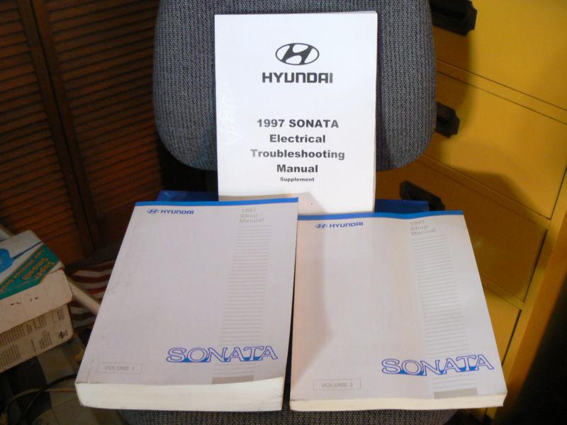 1997 hyundai sonata shop manuals/ original equipment