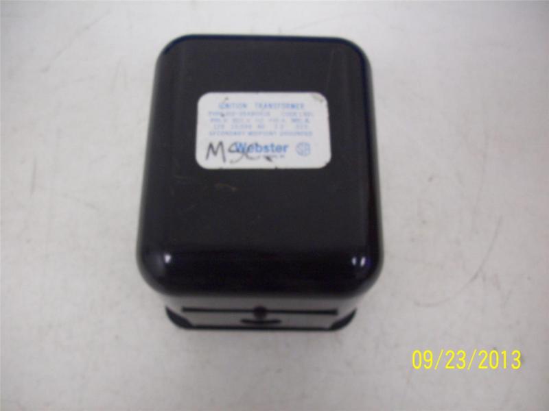 Webster 312-25ab0418 ignition transformer 120 v 60 hz 10000 v 31225ab0418