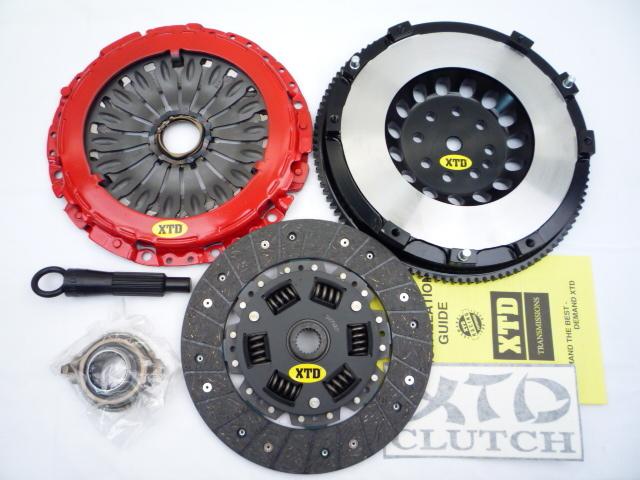 Xtd stage 1 race clutch & 12lbs flywheel fit for tiburon 2.7l 