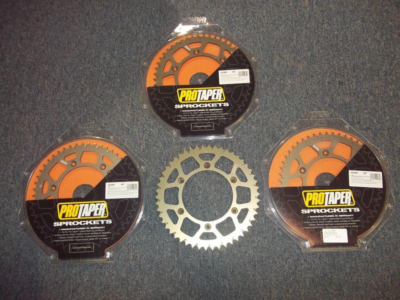 New 2001-12 ktm pro taper rear sprocket 52t tooth 125 - 300 450 530 tr: 02-2988