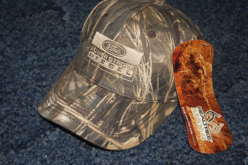 Camo ball cap hat ford powerstroke diesel real oak tree camofluag mossy pickup 1