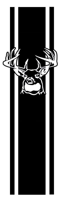 Chevy, dodge, ford "deer'' truck bed stripe decal (1 set)