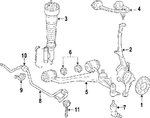 Mercedes-benz 2203307307 genuine oem factory original lower control arm