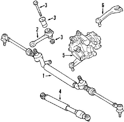 Mercedes-benz 1704630015 genuine oem factory original center link