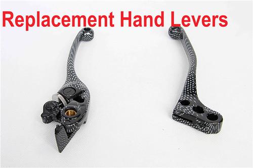 Carbon brake clutch levers honda cbr900rr cb599 cb600 cb919 cb900 hornet vtx1300