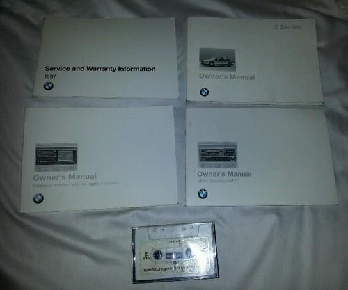 Bmw e38 owners manual 740i 740il 750il