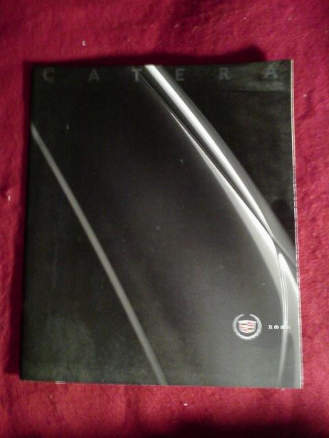 2001 cadillac catera sales dealer brochure