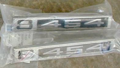 New 8-454 fender emblems 1969 70 71 1972 chevrolet truck fender badges