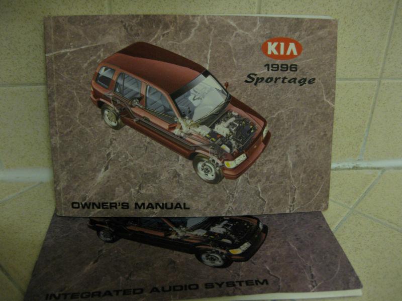 Kia sportage 1996 owner's manual and audio system