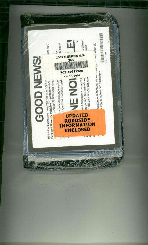 2007 e-series econoline owners manual new in plastic! no reserve! free shipping!