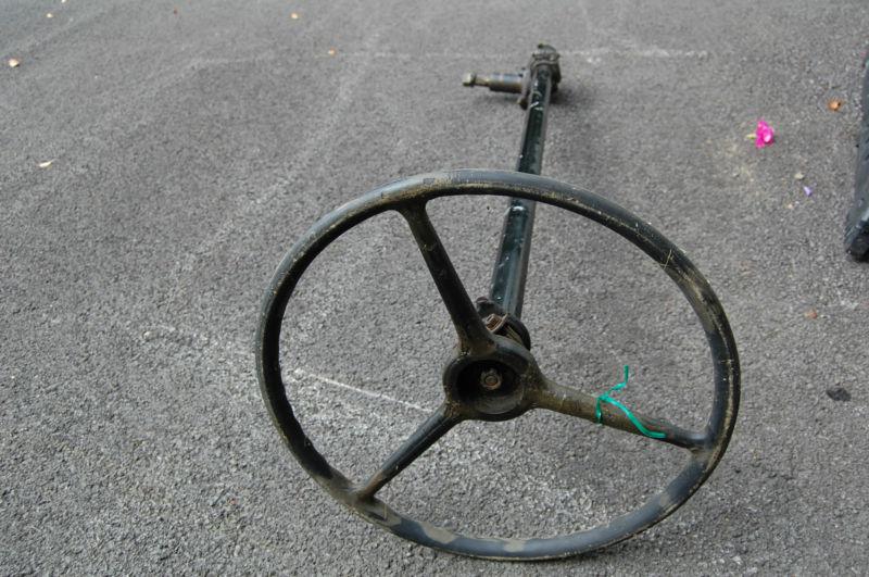 1932 chevrolet confederate steering column, steering wheel & steering box