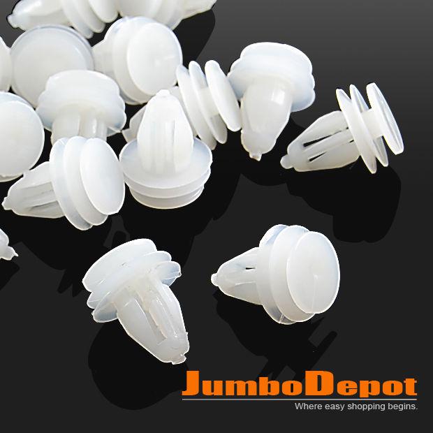 40 pcs door trim panel clip white fit honda accord element 2003-05 91560-s84-a01