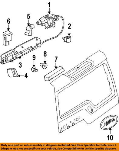 Land rover oem lr017470 lift gate-latch