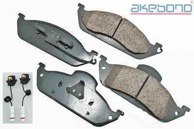 Akebono eur760 brake pad or shoe, front-euro ultra premium ceramic pads