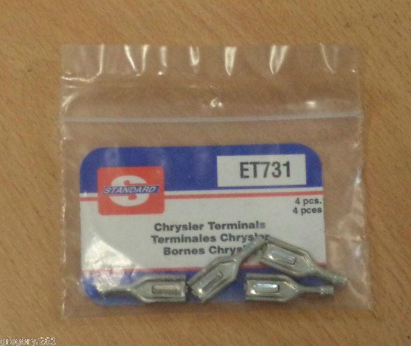 Four (4) standard brand chrysler terminals et731 new!