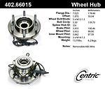 Centric parts 402.66015 front hub assembly