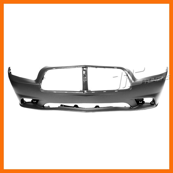 11-13 dodge charger front bumper cover ch1000993 primed black for adaptive ctrl