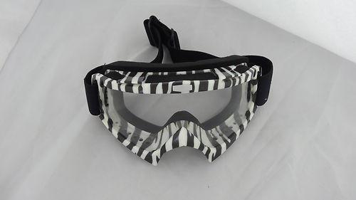 Adult motocross motorcycle dirt bike scooter mx off-road clear goggles eye-wear 