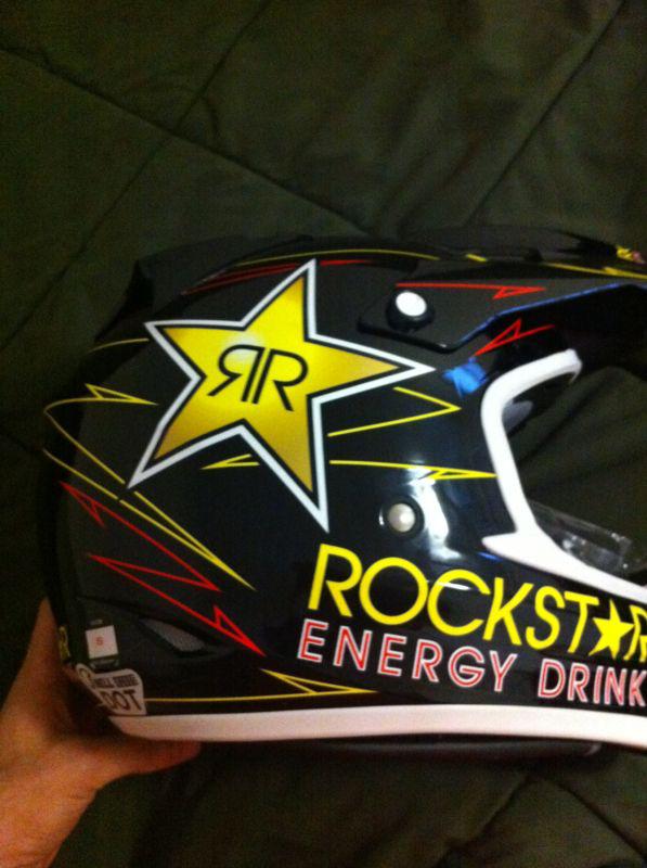 Answer rockstar energy drink moto cross dirt bike helmet cycle brand new 