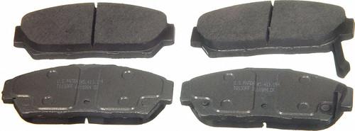 Wagner qc617 brake pad or shoe, front-thermoquiet brake pad