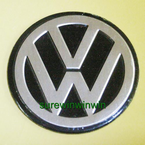 20pcs car motor 60mm vw wheel center emblem sticker badges logo