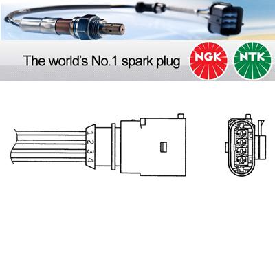 1x ngk ntk oxygen o2 lambda sensor  oza510-au6 oza510au6 (0049)