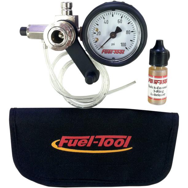 Fuel-tool fuel pressure check gauge for 2001-2013 harley models w/ delphi efi