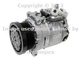 Mercedes w215 w220 a/c compressor w/ clutch denso oem new + 1 year warranty