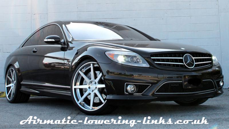 Mercedes cl (w216) cl63 fully adjustable lowering kit / links / module complete